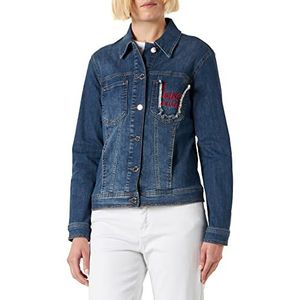 Love Moschino Damesjas, donkerblauw (dark blue denim), 42