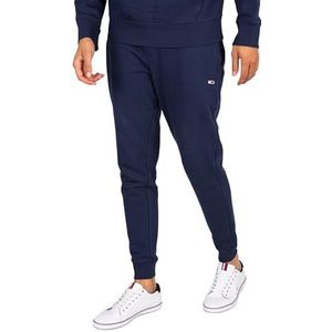 Tommy Jeans Slim Fleece Joggingjoggingbroek voor heren, blauw, Twilight Navy, S