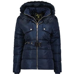 Geographical Norway Diamentera Lady Shorts Windjack Dames Outdoor - Waterafstotende Jas Lange Mouwen Dames - Regenjas Wandelen Seizoen Lente Zomer Herfst Winter (Marineblauw), Marineblauw, XL