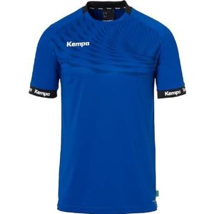 Kempa Wave 26 Shirt voor heren, sportshirt, korte mouwen, functioneel shirt, handbal, gym, fitness shirt