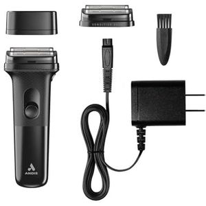 Andis 562711 Inform Titanium Foil Shaver Kit, Langdurige Lithium-Ion Batterij, Draadloos/Draadloos Glad Scheren, Oplaadbaar, Zwart