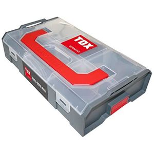 TOX L-BOXX Mini, 094900601, effectief, compacte, overzichtelijke sorteerbox voor schroeven en pluggen, individueel aanpasbaar + stapelbaar, van voedselveilige kunststof + vaatwasmachinebestendig