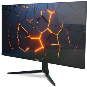 KROM KERTZ - Gaming Monitor 27” RGB 200HZ IPS, 1ms Reactietijd, FullHD (1920X1080px), HDR, Freesync & G-Sync, Weinig Blauw Licht/Flikkervrij, HDMI 2.0, Display Port 1.4, Zwart