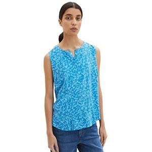 TOM TAILOR Dames blouse 1035254, 31746 - Blue Geo Design, 34