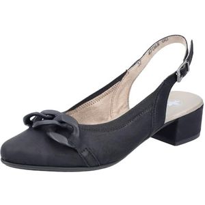 Rieker 47068 lage damesschoenen, zwart, 36 EU, zwart, 36 EU