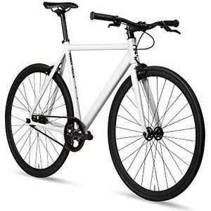 6KU Fixie Urban Trackbike, aluminium, stijve versnelling, 49 cm/XS