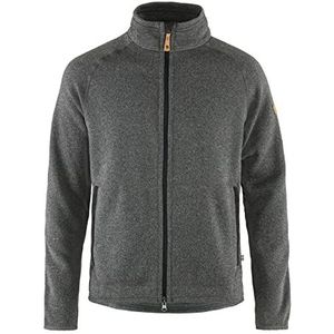Fjallraven 87317 Övik Fleece Zip Sweater M Sweatshirt Heren Donkergrijs L