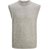 JACK & JONES - Spencer - Lichtgrijs - Mouwloos - Losse Pasvorm