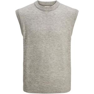 JACK & JONES - Spencer - Lichtgrijs - Mouwloos - Losse Pasvorm