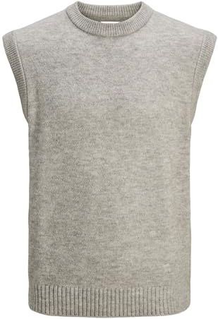 JACK & JONES - Spencer - Lichtgrijs - Mouwloos - Losse Pasvorm