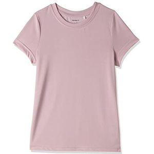 NAME IT Nkfnilla Ss Top Noos T-shirt voor meisjes, Burnished Lilac, 116 cm