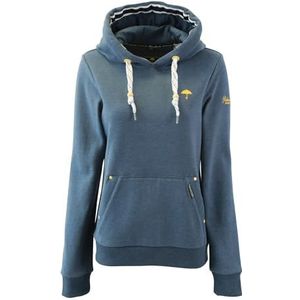 acalmar Dames Hoodie 34619090-AC01, donkerblauw melange, S, donkerblauw, gemêleerd, S
