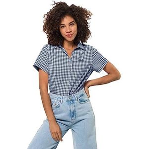 Jack Wolfskin Kepler Shirt voor dames, sneldrogende blouse met korte mouwen