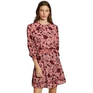 Pepe Jeans Dames BARBARA jurk, roze (roze (roze (roze), L, Roze (gewassen roze), L