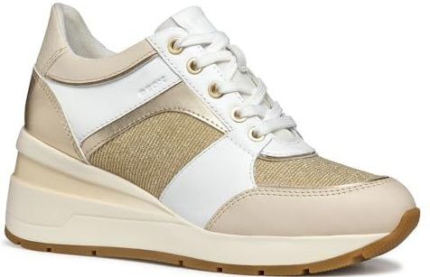 Geox - Zosma A - Dames Sneakers - Zwart - Textiel/Leer