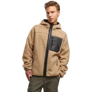 Brandit Teddyfleece Work Jacket 15Y, Farbe: camel, Größe: S
