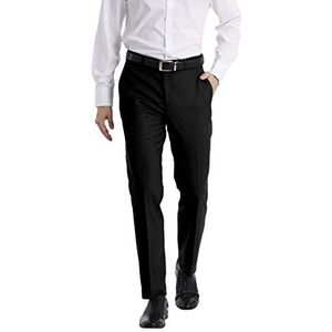 Calvin Klein Slim Fit Herenkledingbroek, Zwart, 33W x 30L