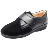 Ganter - Actief - Ballerina's - Velcro - Plat - Zwart - Textiel