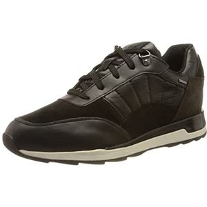 Geox D New Aneko B ABX Sneakers voor dames, zwart, 38 EU