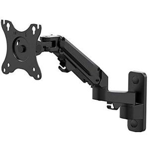 Monoprice 2-segment volledig scharnierende gasveer wandmontage voor monitoren tot 61 cm, verstelbare hoekvriendelijk - Workstream Collection