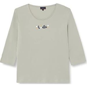 Armor Lux T-shirt met 3/4 mouwen, Oyat Serie. Koraalrood, 3XL, Oyat serie koraalbloemen, 3XL