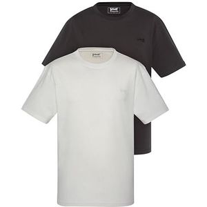 Schott NYC T-shirt voor heren, Zwart, M
