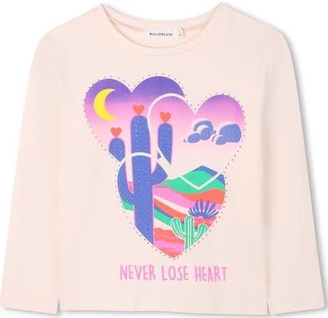 Billieblush - U21402 - T-shirt - Roze - Voor Meisjes - 2 Jaar