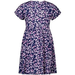 SALT AND PEPPER BY KIDS PARK Zomerjurk voor meisjes, bloemen, True Navy, 164