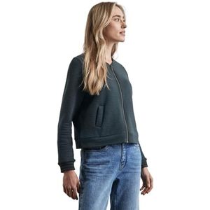 Street One Sweatjack voor dames, Cool Vintage Groen, 46