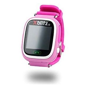Xblitz Kids Watch GPS-Love Me roze, interactieve smartwatch met GPS en actieve oudercontrole, microSIM-kaartsleuf, SOS-functie, WIFI blauw/roze