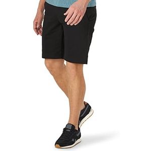 Lee Men's Extreme Motion Herenshort met platte voorkant, Zwart, 56