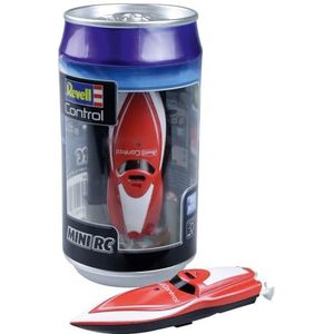 Revell Control 23569 Mini RC Speedboat - Rood Met Nauwkeurige 2.4 GHz Controle, 7.5cm lang