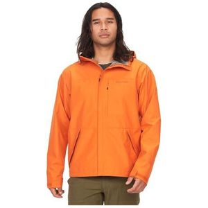 Marmot Heren Minimalist GORE-TEX Jacket, Waterdicht-regenjack, winddichte regenjas voor op de fiets, ademend hardshell windjack als overgangsjas, Tangelo, XL