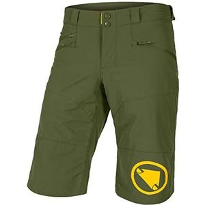 Endura SingleTrack Baggy Mountainfietsbroek voor heren, Olijfgroen, XL
