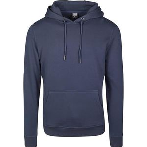 Urban Classics Heren Basic Sweat Hoody, capuchontrui, verkrijgbaar in vele verschillende kleuren, maten XS - XXL, Donkerblauw, L