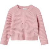 Gebreide Trui - Loose Fit - Ronde Hals - Lange Mouwen - Platgebreid