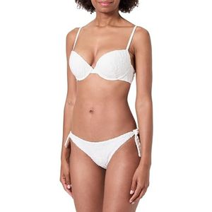 EMPORIO ARMANI Vrouw 3D Bold Logo Driehoek Bikini Wit L, Wit 3d Ea Logo, L