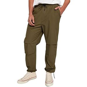 TRENDYOL MAN Khaki Jogger Fit Baggy Parachute Broek TMNSS23PL00045, Khaki, XS, Kaki, XS