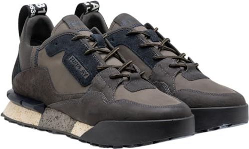 Replay Heren Field Melt Sneakers, 197 dk Grey Navy, 44 EU