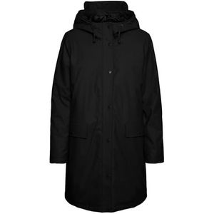 VERO MODA Vrouwelijke jas regen-, zwart, XS