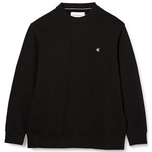 Calvin Klein Jeans Heren Plus Ck Embro Badge Crew Neck Sweatshirts, zwart, XXL grote maten