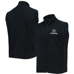 dunbrooke Men's Navy Dallas Cowboys Houston Fleece Full-Zip Vest
