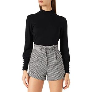 NAF Zwemshorts voor dames, Puce Noir/Blanc, 44