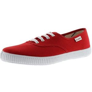 Victoria 1915 Unisex Canvas Plimsoll & White Laces 106613 for Kids ROJO 34