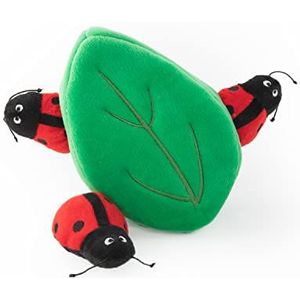 Zippy Paws Zippy Burrow - Ladybugs in leaf speelgoed voor hond