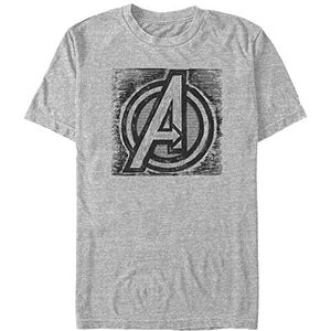 Marvel Avengers Classic - Sketch A Unisex Crew neck T-Shirt Melange grey XL
