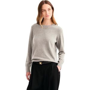 NAADAM The Original Cashmere Crewneck Sweater Dames, Cement, L