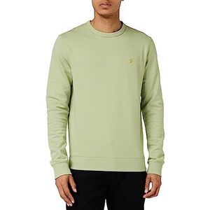 Farah Tim Crew Sweatshirt voor heren, Sage Groen, XL