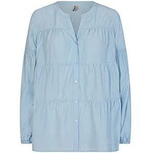 SOYACONCEPT Tuniekshirt voor dames, Cashmere Blue, XL