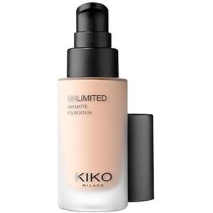 KIKO Milano Unlimited 24H Matte Foundation 1.5 CR, Langhoudende Matte Vloeibare Foundation Die Tot 24 Uur Lang Blijft Zitten